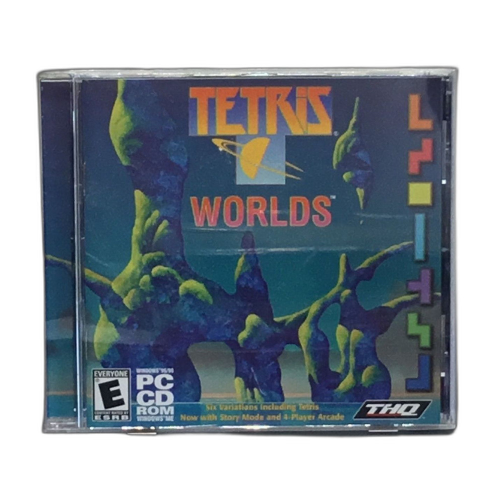 Tetris Worlds PC Game 2002 THQ Jewel Case Retro Classic Puzzle CD-ROM